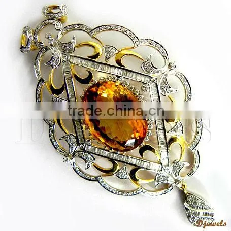 Diamond gold Pendant,Stylish Diamond Gold Pendant,Diamond Jewelry