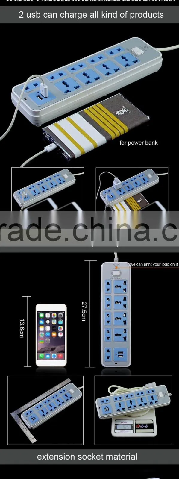 usb power outlet european cable 2 3 pin electric plug socket with switch