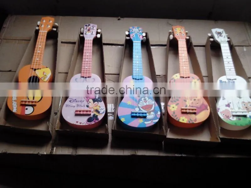 China facotory 21 inch colourful Ukulele wholesale (UK-100) cartoon ukulele guitars china made guitars