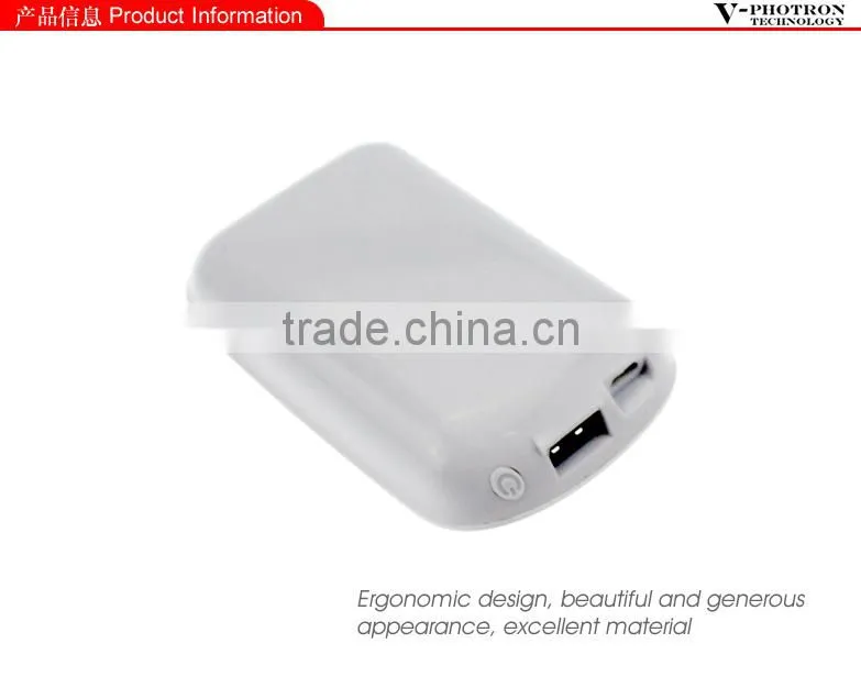 Factory selling 6000mAh portable charger mobile phone power bank in shenzhen