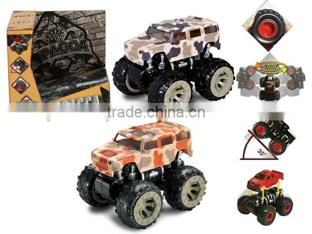 Novely 4 WD Friction Car With TPR Soft Wheels