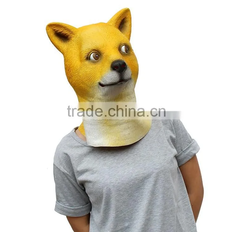 Alibaba dog animal Head mask for Halloween Party costumes in China