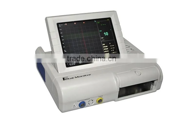 CE and ISO13485 lightweight easy operation 8.4-inch screen color LCD display portable fetal monitor
