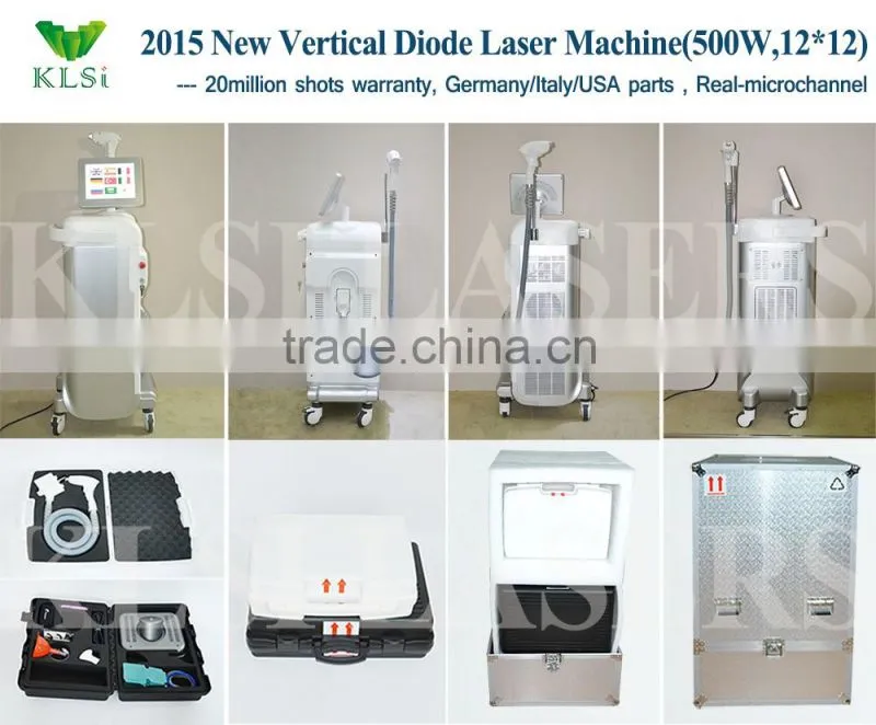 Hot sell diode laser hair removal machine medical aesthetic equipment 500w (E808)