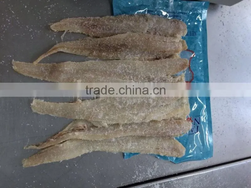 Salted dried alaska pollock fillet fish seafood