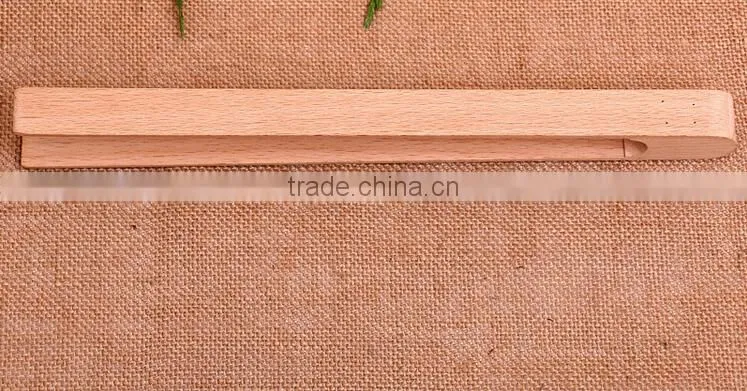wooden kitchen tongs