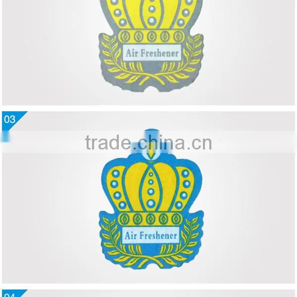 new style shape luxury car air freshener for top car paper scents OEM