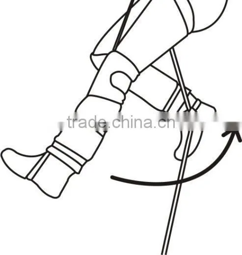 Anpen A13-R CE Approved Light Weight Climbng Foot Ascender(Right)