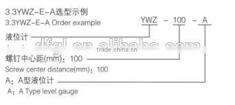 Replace Stauff SNA tank level gauge YWZ-127T