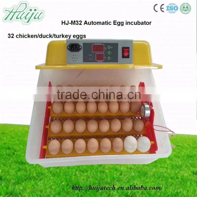 Fully automatic 32 eggs mini incubator poultry egg incubator HJ-M32