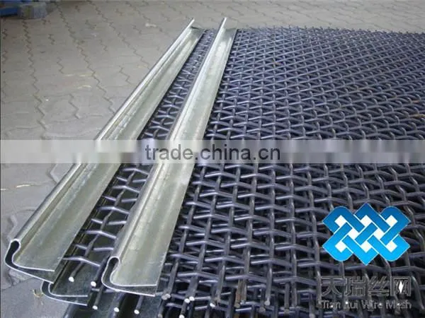 Woven wire mesh, crimped mesh, heavy duty cimped wire mesh