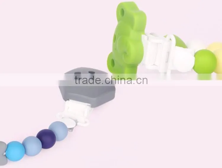 Make From Food Grade Silicone DIY Baby Pacifier Chain Baby Teething