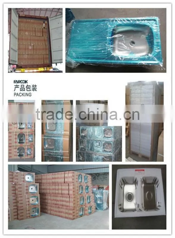 stainless steel kitchen sink JZ-362 150X50X16CM hot sale sinks