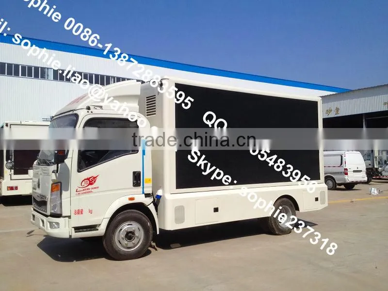 transparent led display truck,mobile display trucks,led mobile truck for sale