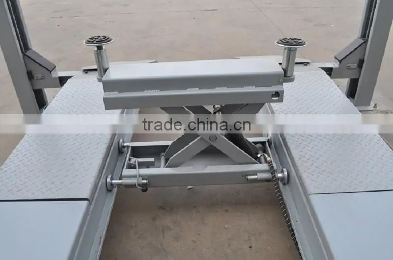 CE Approved Four Post Car Alignment Lift 4T Load