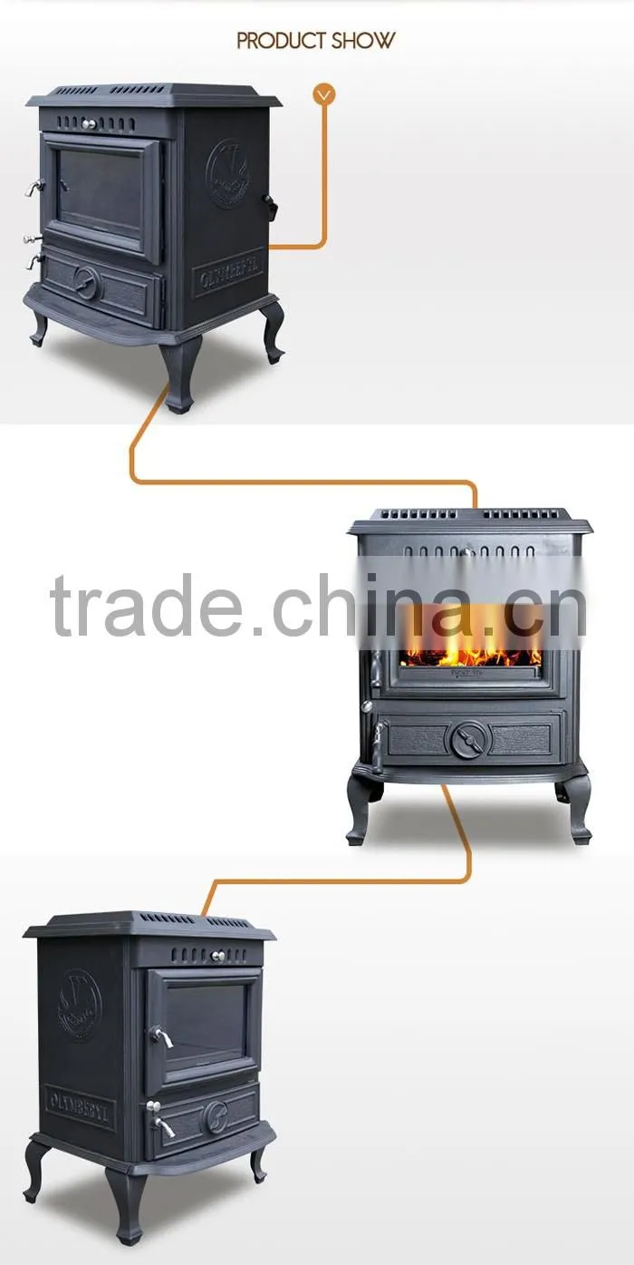Large power fireplace/wood burning stove for big house 3000sp.ft