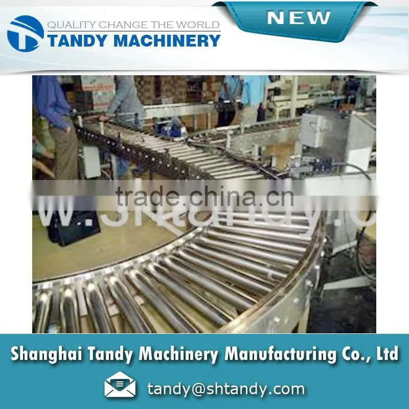 stainless steel logistics handing box roller conveyor