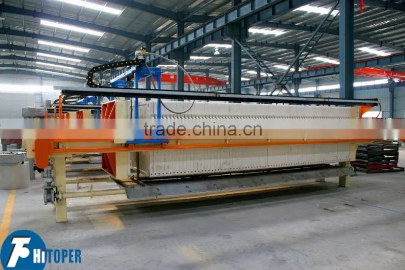 Pressure holding hydraulic filter press, membrane filter press with lower moisture