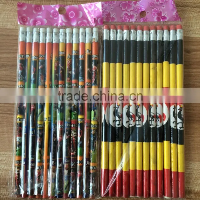 Color painting standard pencil for school and office use HB wooden pencils