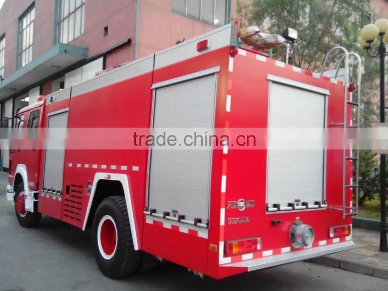CNHTC HOWO 4X4 water tank foam tank howo fire truck China factory