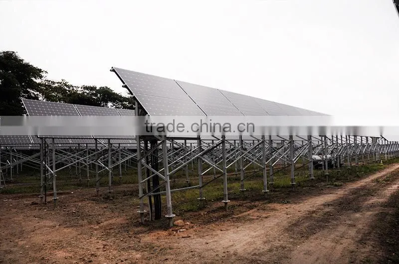 steel frame ground solar panel mounting bracket