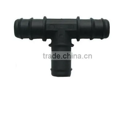Drip pipe fittings tool plastic Barbed Tee Connector