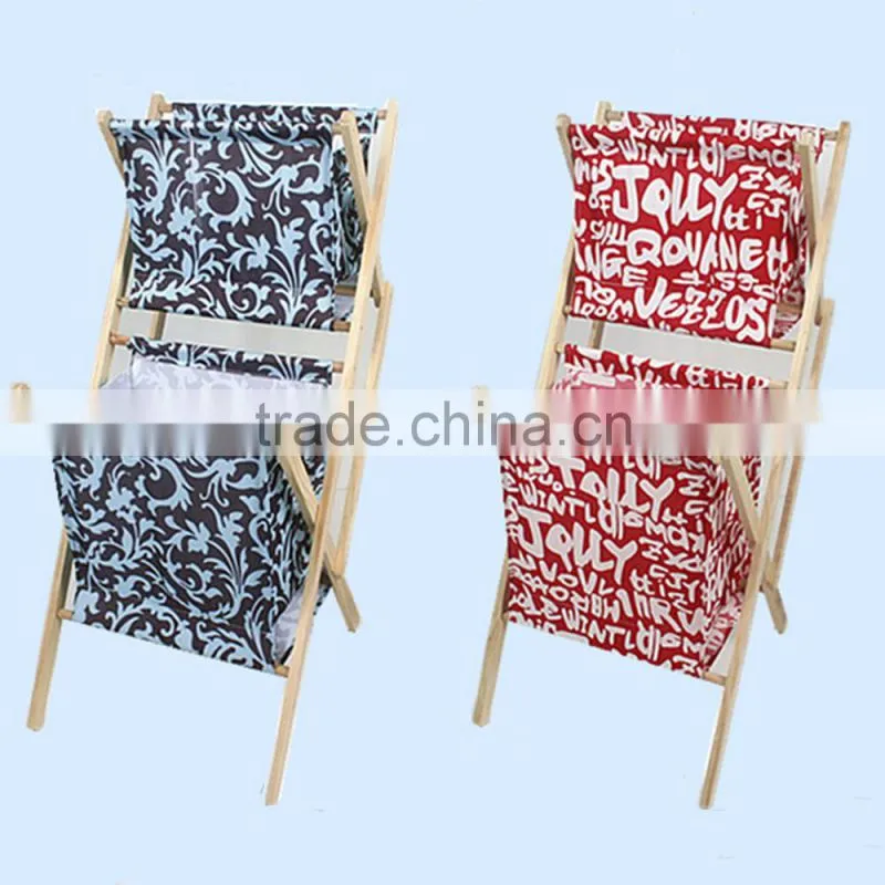 wood Shelf Hanging Storage Baskets/magazine Rack newerpaper rack