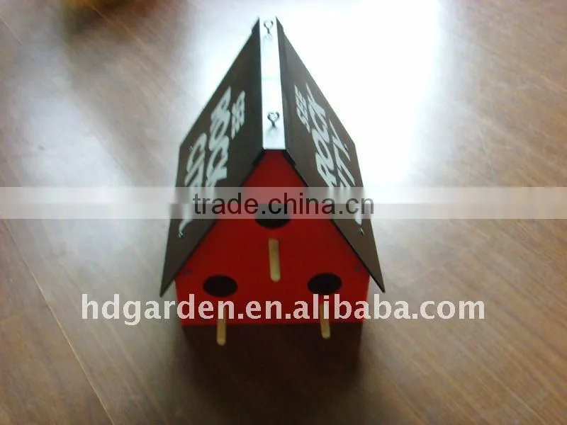 detachable plastic garden bird house