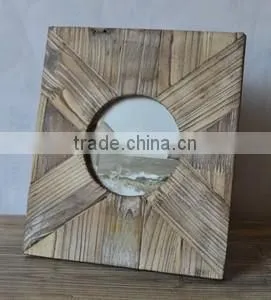 Distressed wood 5x5" bulk picture frames