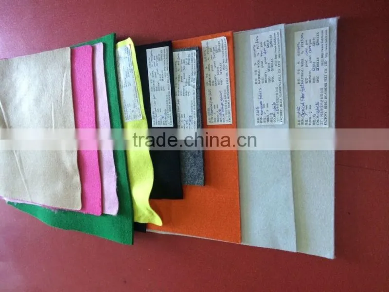 nonwoven fiber felt