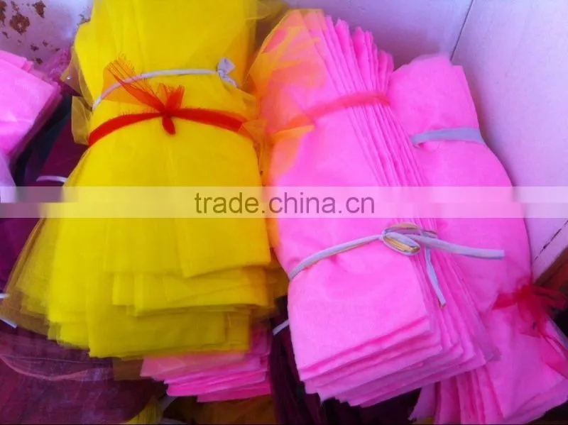 blank christmas ornament of organza roll