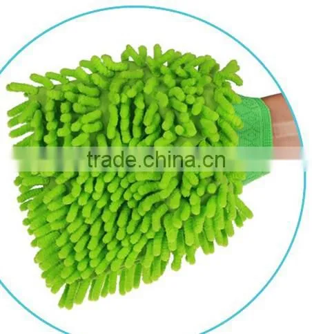 Small Order Stock Strong Absorb Shenil Double Side Home Cleaning Gloves