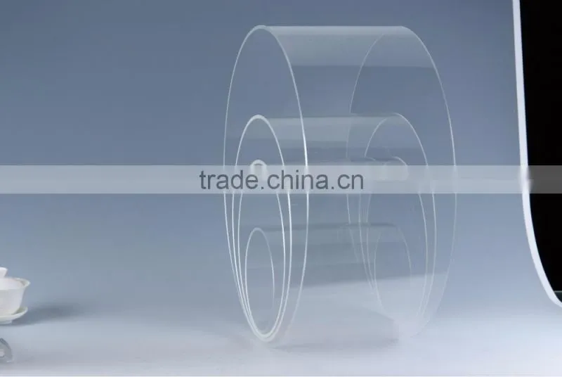 Transparent acrylic tube,clear PMMA tube,clear plexiglass tube