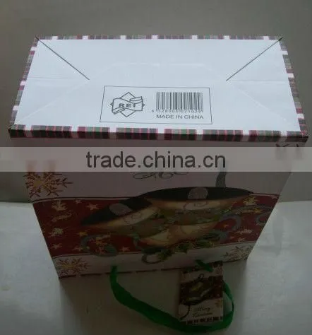 handling Paper bag; gift bag for Christmas