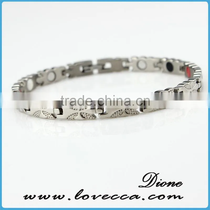 4 in 1 wholesale health energy sports titanium bracelet