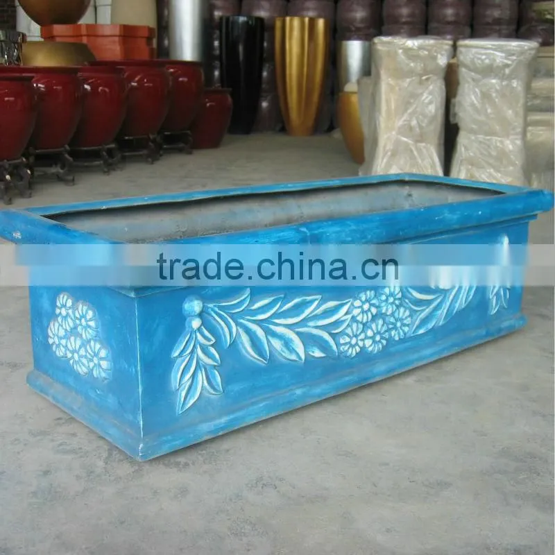 Fiberglass garden planter