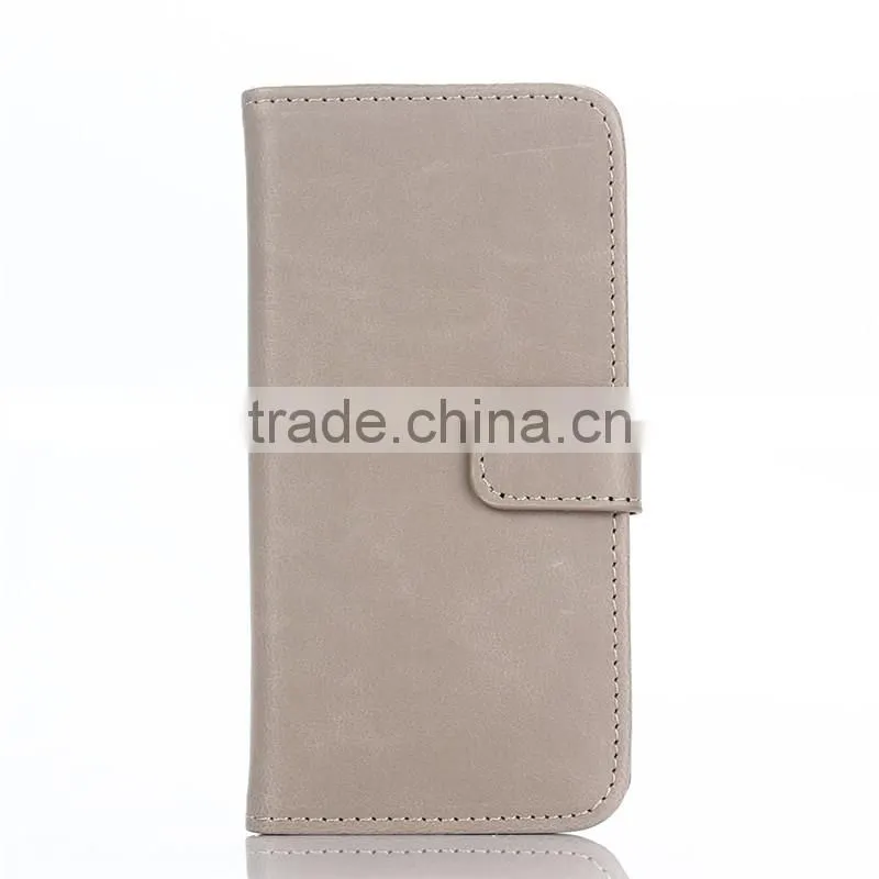 High quality crazy-horse PU card bumper/pocket cell phone case for Iphone