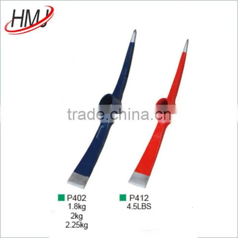Chinese production P402 P404 slap-up railway steel pickaxe