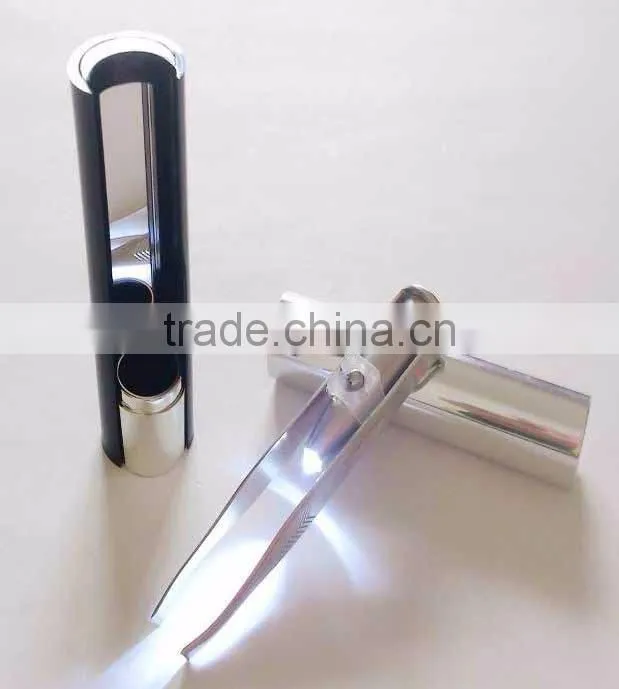 Promotional Gift Of Led Light Eyebrow Tweezer