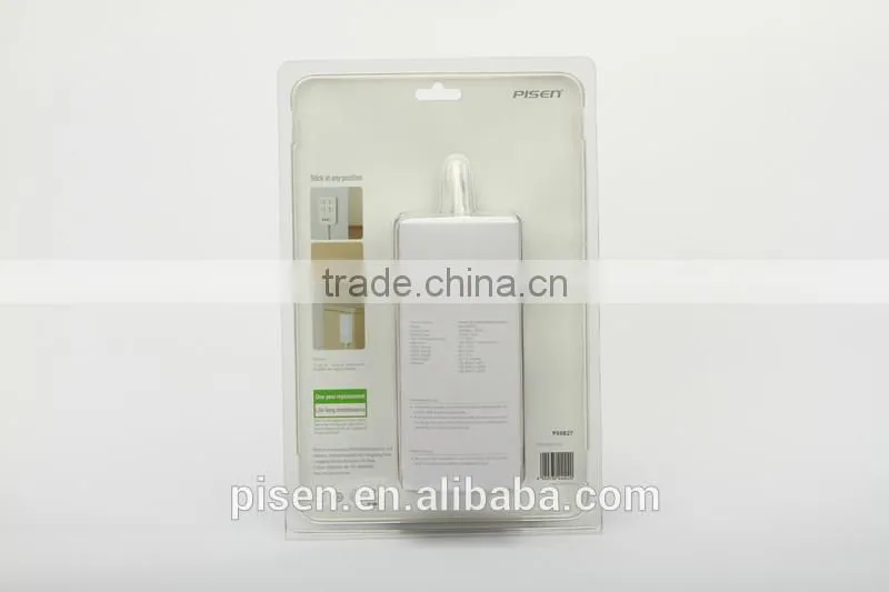 Pisen 1.8m 6ft Cable One Switch Child Protection Pasteable Euro Plug 4 Outles Smart Power Strip With 1A 2.4A 2.4A USB Charger