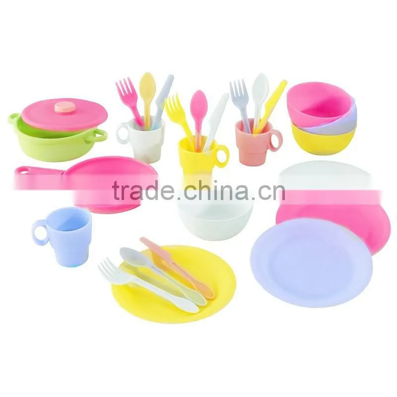 Hot Selling Funny Happy Children Kids Cookware Kitchen Playset Toys From Dongguan ICTI Manufacturer