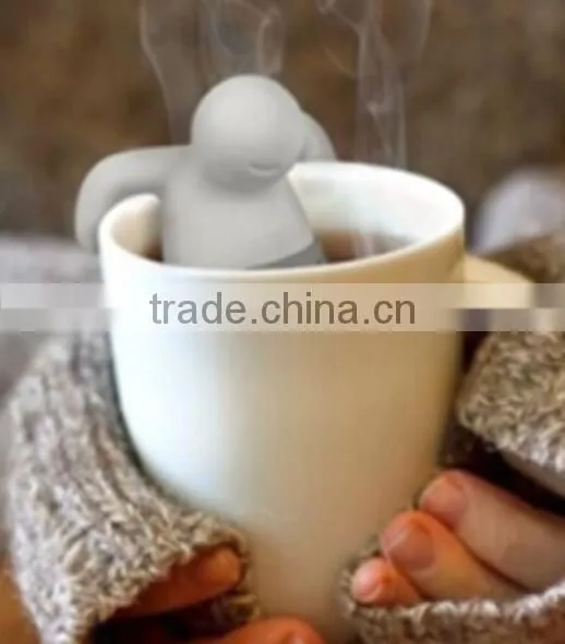 Funny Silicone Mr. tea infuser/ Tea Device CK-TI181
