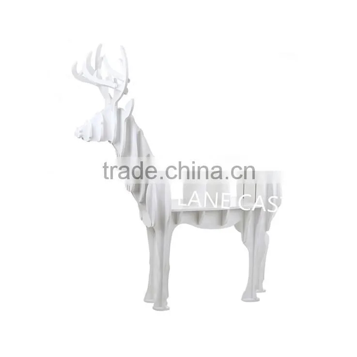 Wooden mdf Christmas Deer Decorations 2017