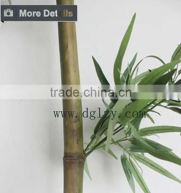 Artificial wholesale bamboo trunk and leaves for indoor and outdoor landcaping decoration