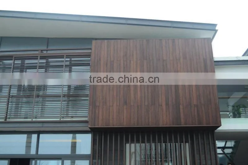 Outdoor Strand Woven Bamboo Wall Strips for Hotel and housesLight Chocolate Color---KE-OS0888