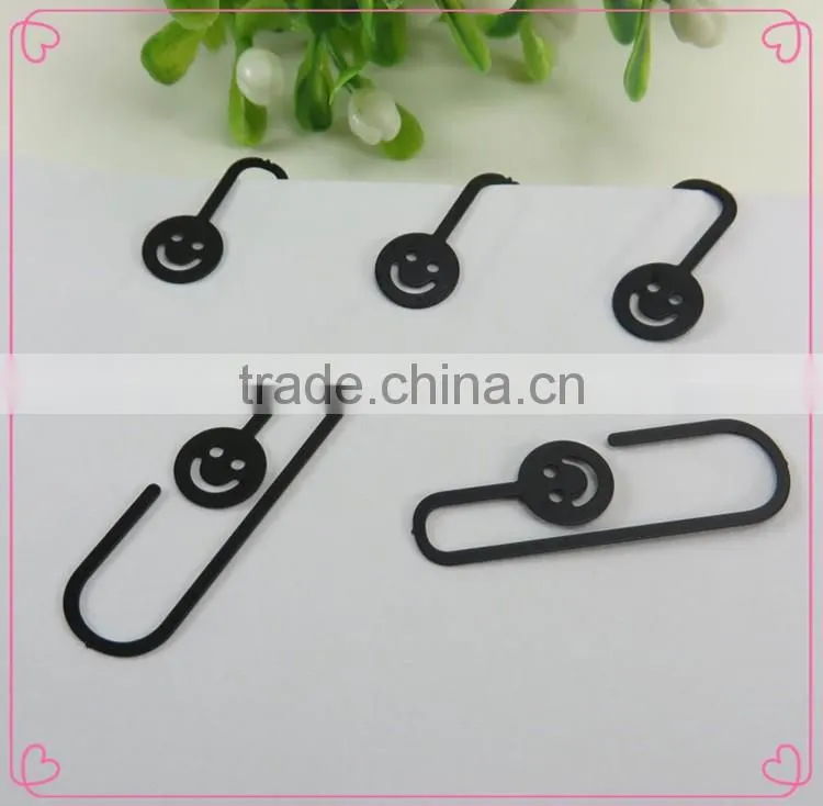 Custom wholesale cherry flower shape kids metal bookmarks for books