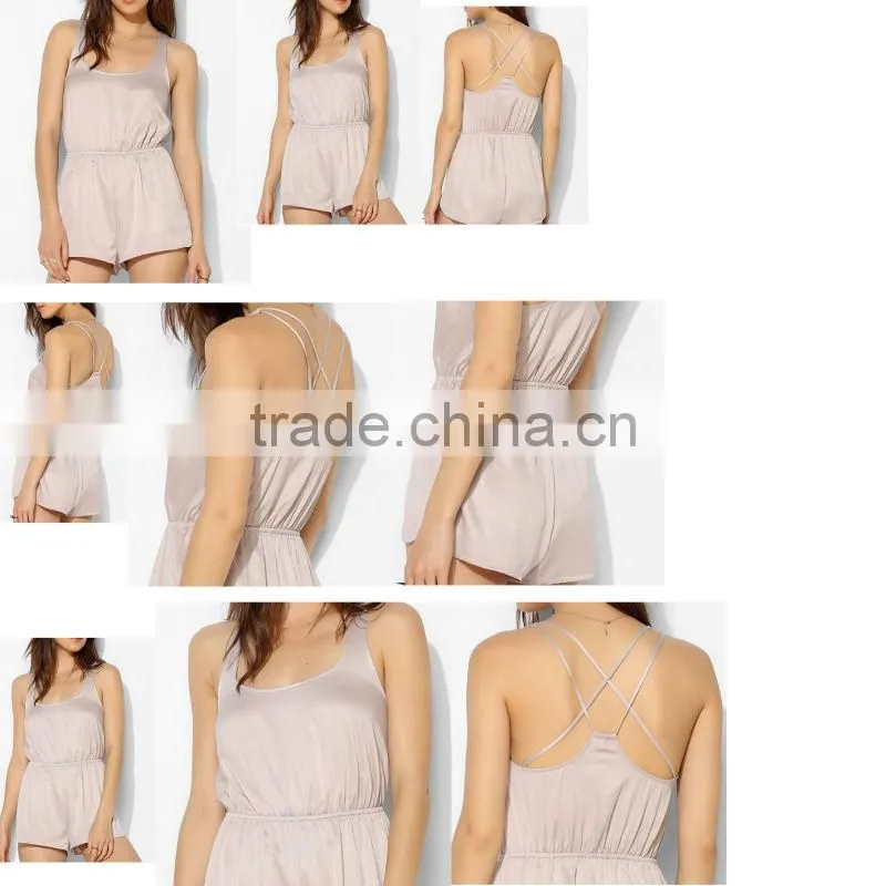 Pins And Needles Double Ruffle Strapless Romper