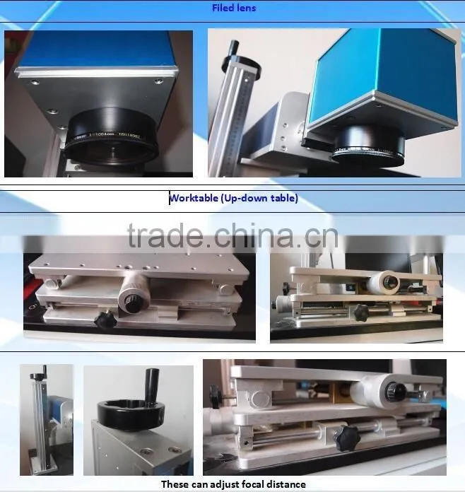 20w fiber laser marking machine with rotary attachment