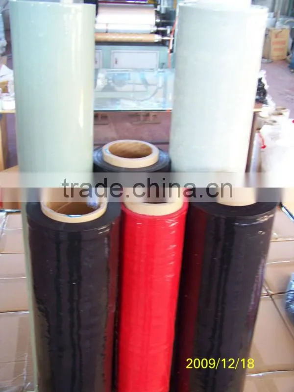 high quality black strech wrap with logo