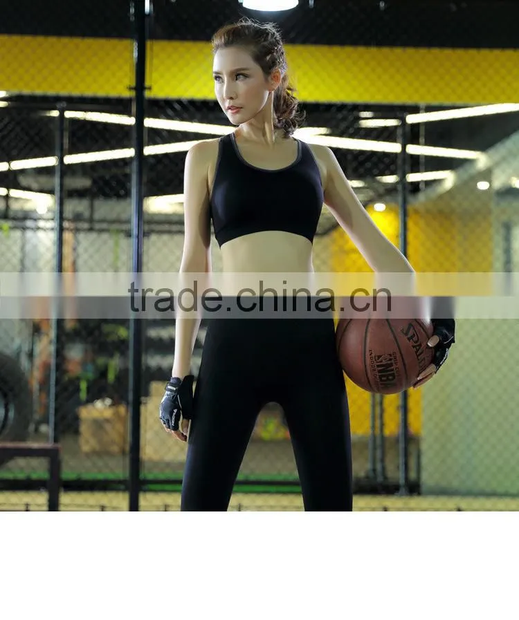 2016 New 2015 new style women yoga clothes plain sport bra